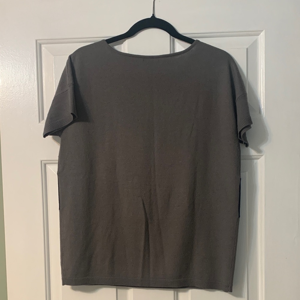 GAP Women's Crew Neck Sweater - Black and Brown - Picture 2 of 4